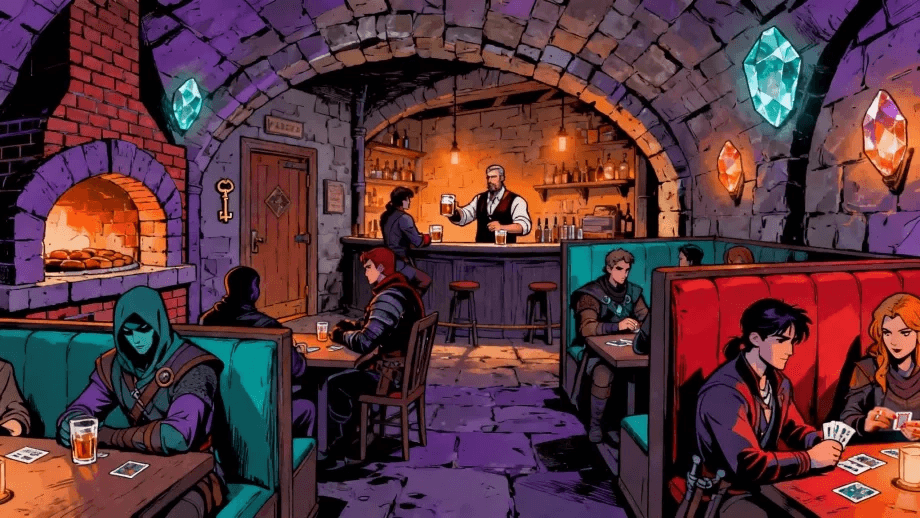 Mystery scenario scene