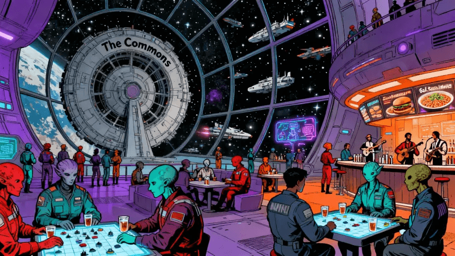 Sci-Fi scenario scene